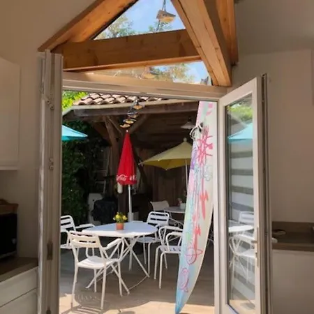 펜션 Maison L'escaletaussat Les Bains 랑통
